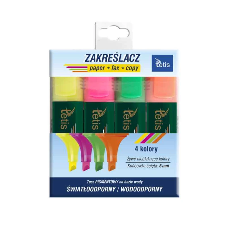 Komplet-zakreślaczy-TETIS-neon-4 szt.jpg
