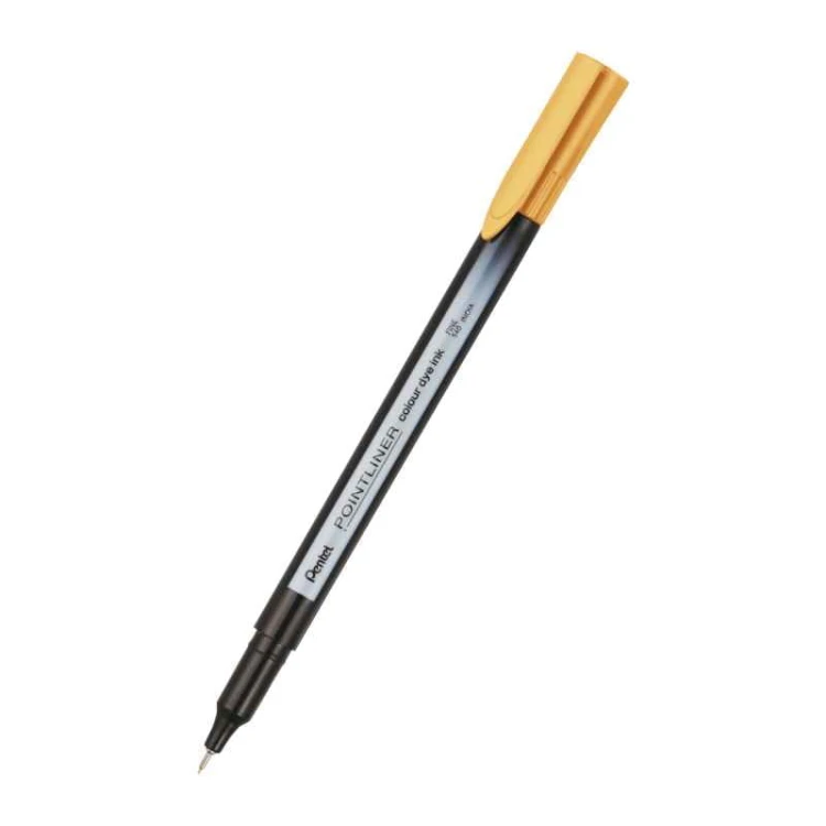 Cienkopis-pentel-POINTLINER-colour-s-40-ciemno-zółty.jpg