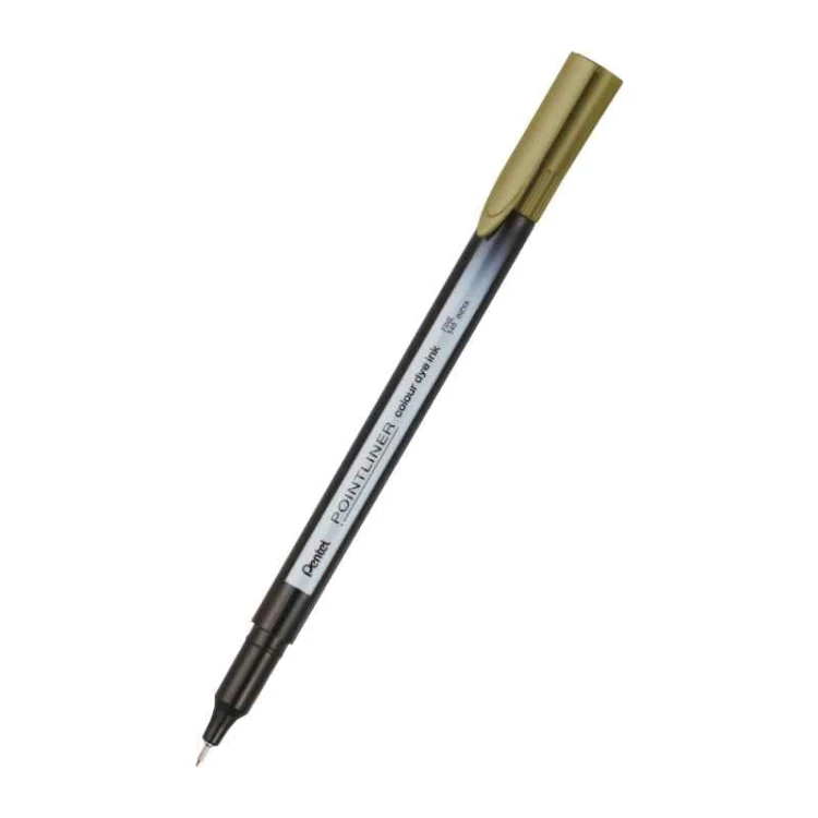 Cienkopis-pentel-POINTLINER-colour-s-40-zloto-brazowy.jpg